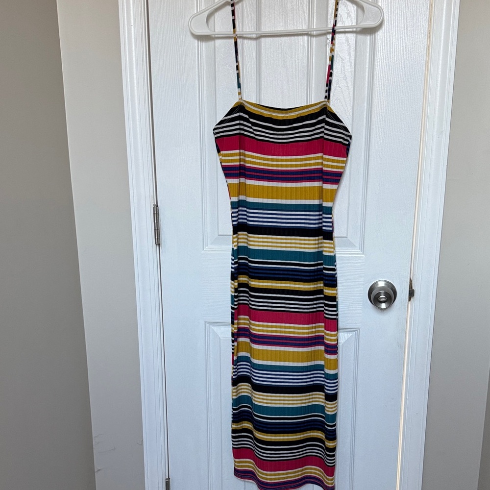 Striped Multicolor Women's Dress